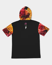 Load image into Gallery viewer, Fall Roses-Black Men&#39;s Premium Heavyweight Short Sleeve Hoodie
