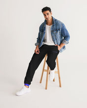 Load image into Gallery viewer, Blue&amp;Purple Rose Men&#39;s Track Pants
