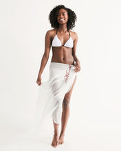 Load image into Gallery viewer, Fall Roses White Swim Cover Up
