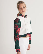Load image into Gallery viewer, La Colora Women&#39;s Cropped Hoodie
