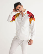Load image into Gallery viewer, Fall Roses White Men&#39;s Track Jacket
