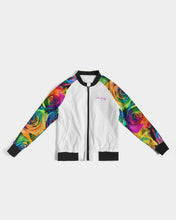 Load image into Gallery viewer, Special Edition* Tie Dye Pride 2021 Women&#39;s Bomber Jacket

