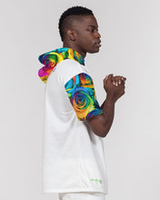 Load image into Gallery viewer, Special Edition* Tie Dye Pride 2021 Men&#39;s Premium Heavyweight Short Sleeve Hoodie
