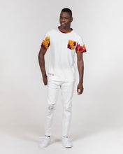 Load image into Gallery viewer, Fall Roses White Men&#39;s Everyday Pocket Tee
