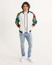 Load image into Gallery viewer, Special Edition* Tie Dye Pride 2021 Men&#39;s Bomber Jacket
