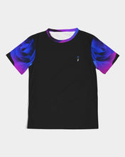 Load image into Gallery viewer, Blue&amp;Purple Rose Kids Tee
