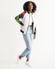 Load image into Gallery viewer, Special Edition* Tie Dye Pride 2021 Women&#39;s Bomber Jacket
