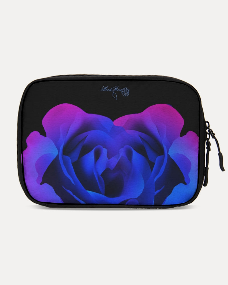 Blue and Purple Rose Large Travel Organizer
