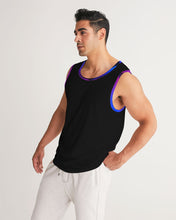 Load image into Gallery viewer, Blue&amp;Purple Rose Men&#39;s Sports Tank
