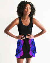 Load image into Gallery viewer, Blue&amp;Purple Rose Women&#39;s Racerback Dress
